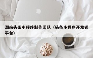 廊坊湖南头条小程序制作团队（头条小程序开发者平台）